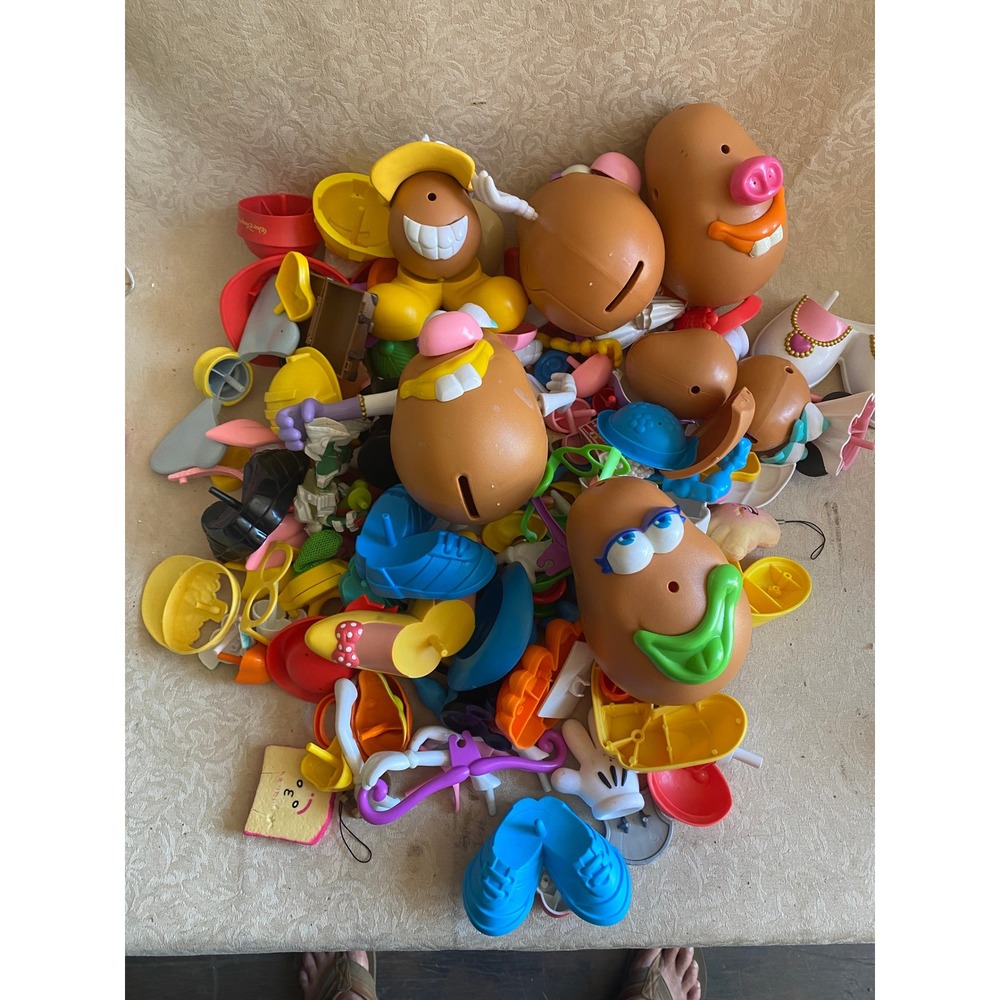 Playskool Mr Potato Head Lot Parts Accessories Mixed Multi Color Good Condition
